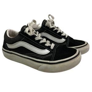 Vans Old Skool Black/White Kids Sz 12 Sneakers Childrens Tennis Shoes Casual
